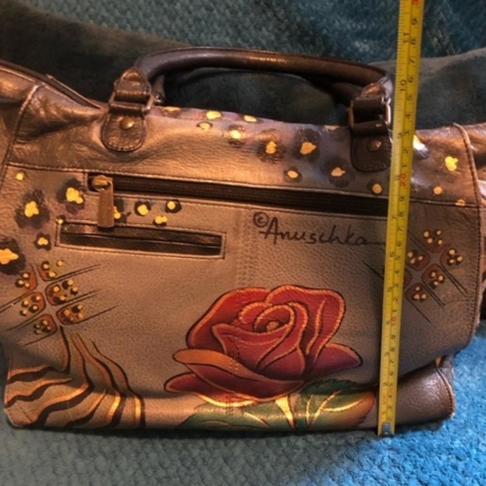 Anuschka Multicolor Floral Satchel